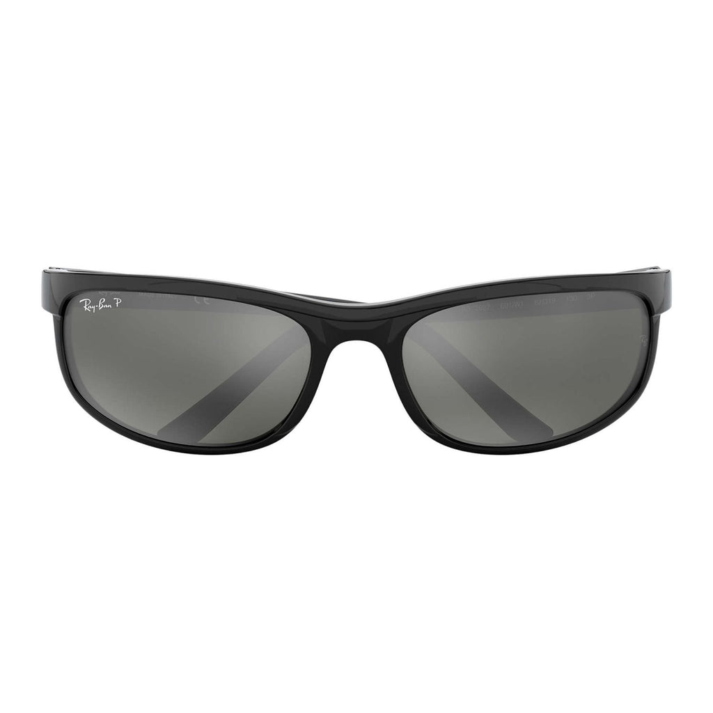 Ray Ban PREDATOR 2 RB2027 Grey Black Unisex Polarized Sunglasses