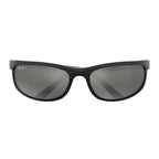 Ray Ban PREDATOR 2 RB2027 Grey Black Unisex Polarized Sunglasses