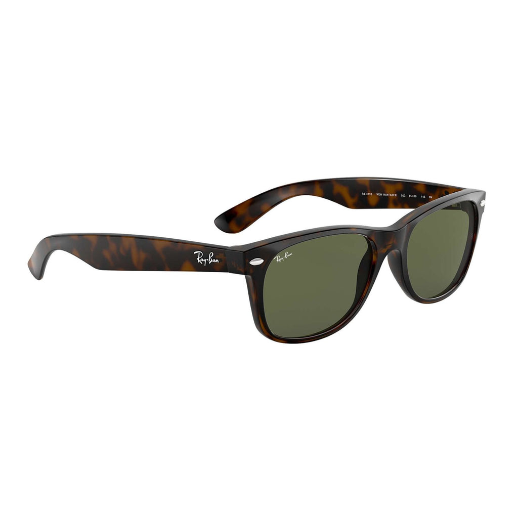 Ray Ban NEW WAYFARER RB2132 Green Havana Unisex Sunglasses