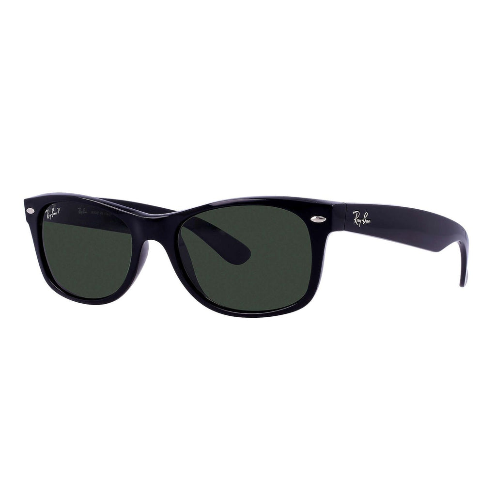 Ray Ban NEW WAYFARER RB2132 Green Black Unisex Polarized Sunglasses
