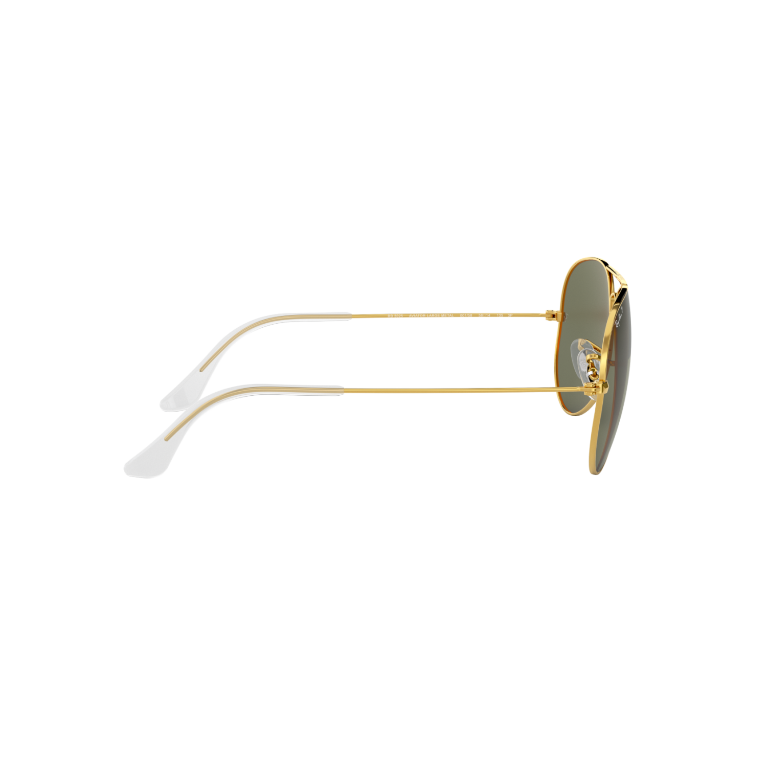 Ray Ban AVIATOR LARGE METAL RB3025 Gold Unisex Polarized Sunglasses