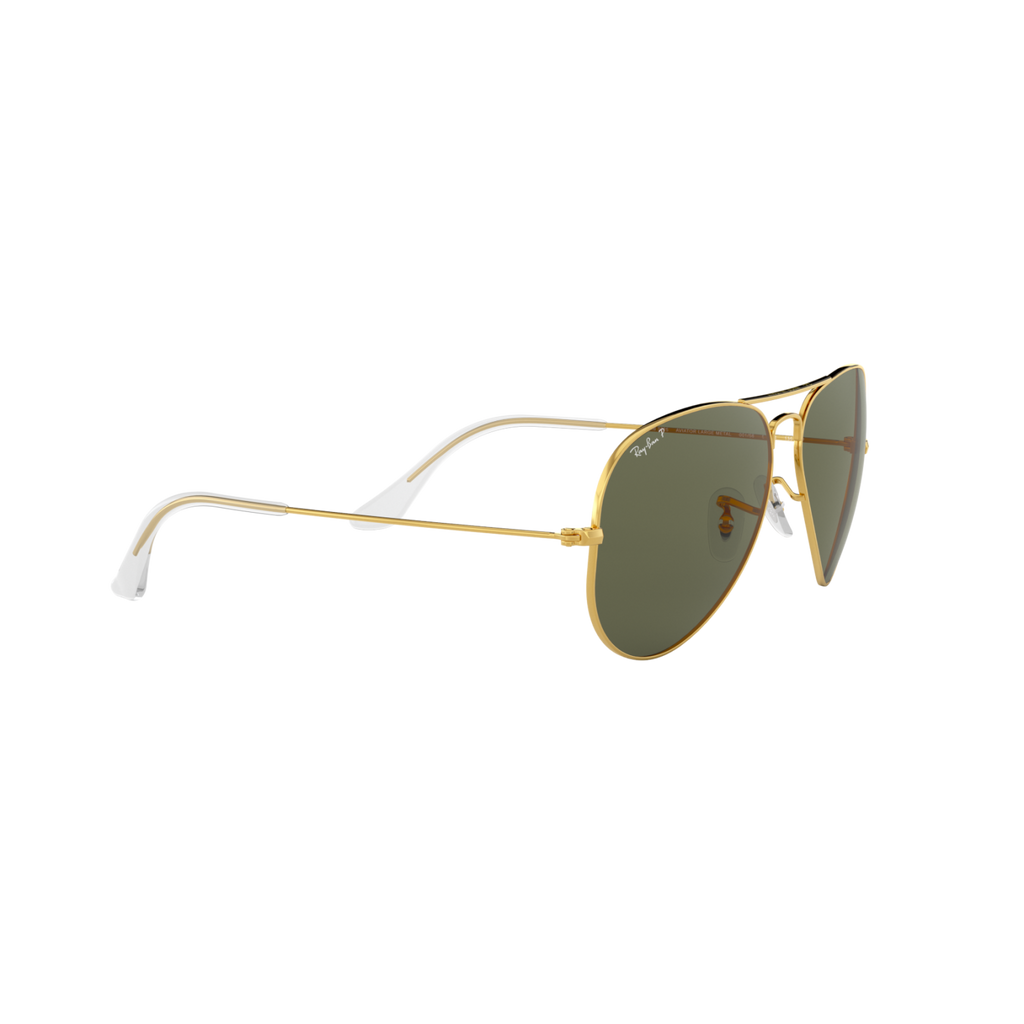 Ray Ban AVIATOR LARGE METAL RB3025 Gold Unisex Polarized Sunglasses