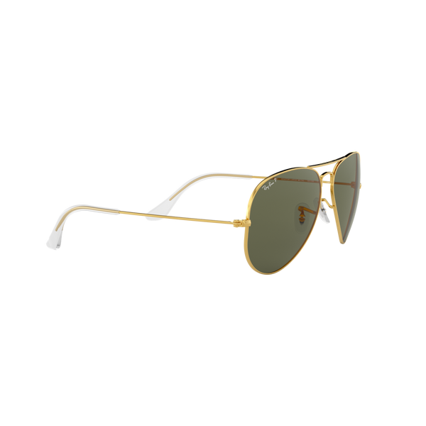 Ray Ban AVIATOR LARGE METAL RB3025 Gold Unisex Polarized Sunglasses