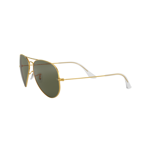 Ray Ban AVIATOR LARGE METAL RB3025 Gold Unisex Polarized Sunglasses