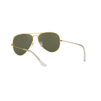 Ray Ban AVIATOR LARGE METAL RB3025 Gold Unisex Polarized Sunglasses