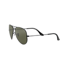 Ray Ban AVIATOR LARGE METAL RB3025 Black Unisex Polarized Sunglasses