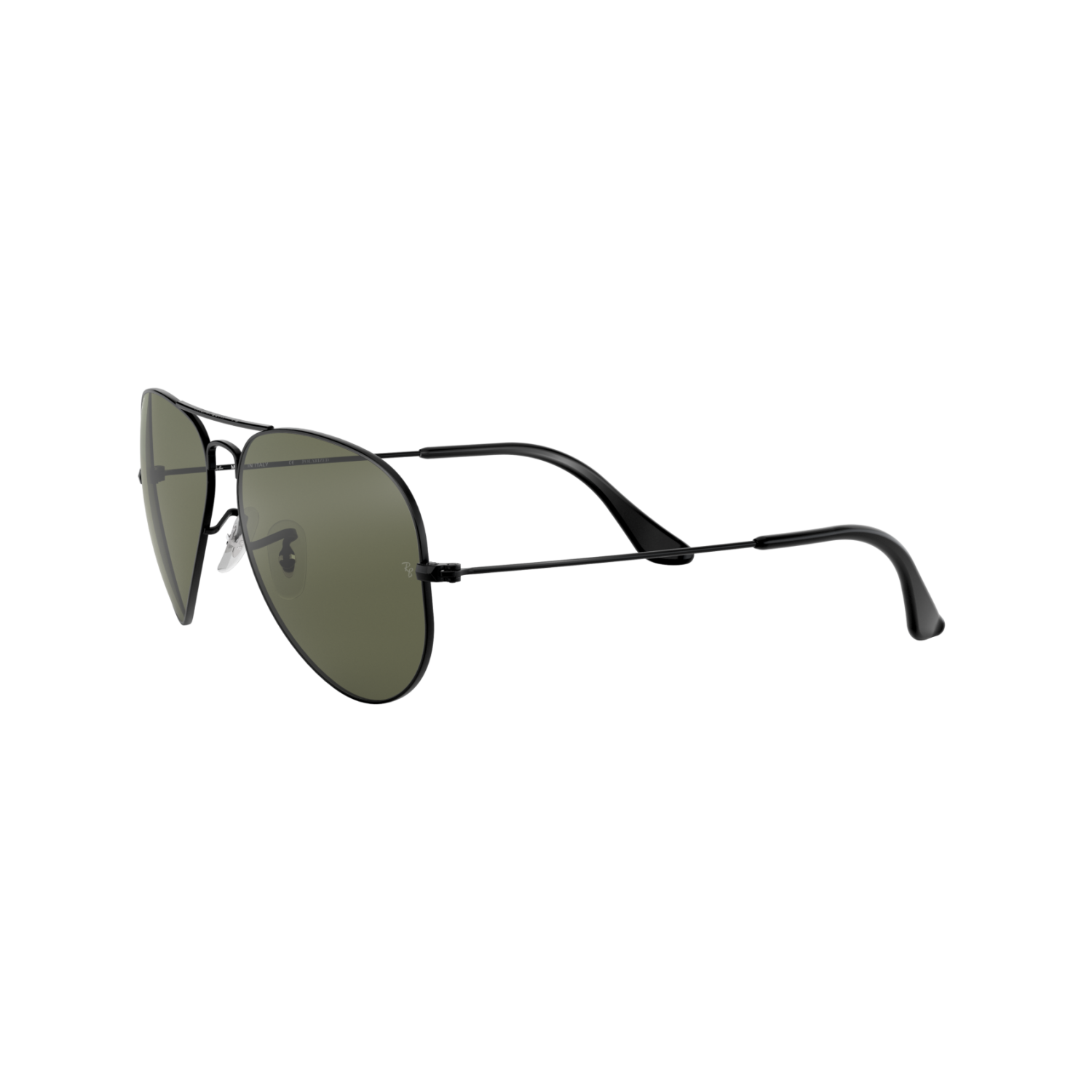 Ray Ban AVIATOR LARGE METAL RB3025 Black Unisex Polarized Sunglasses