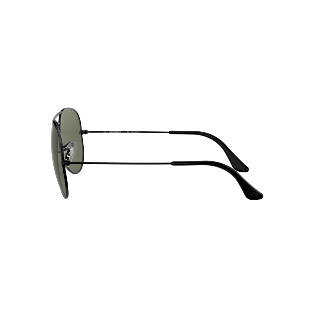 Ray Ban AVIATOR LARGE METAL RB3025 Black Unisex Polarized Sunglasses