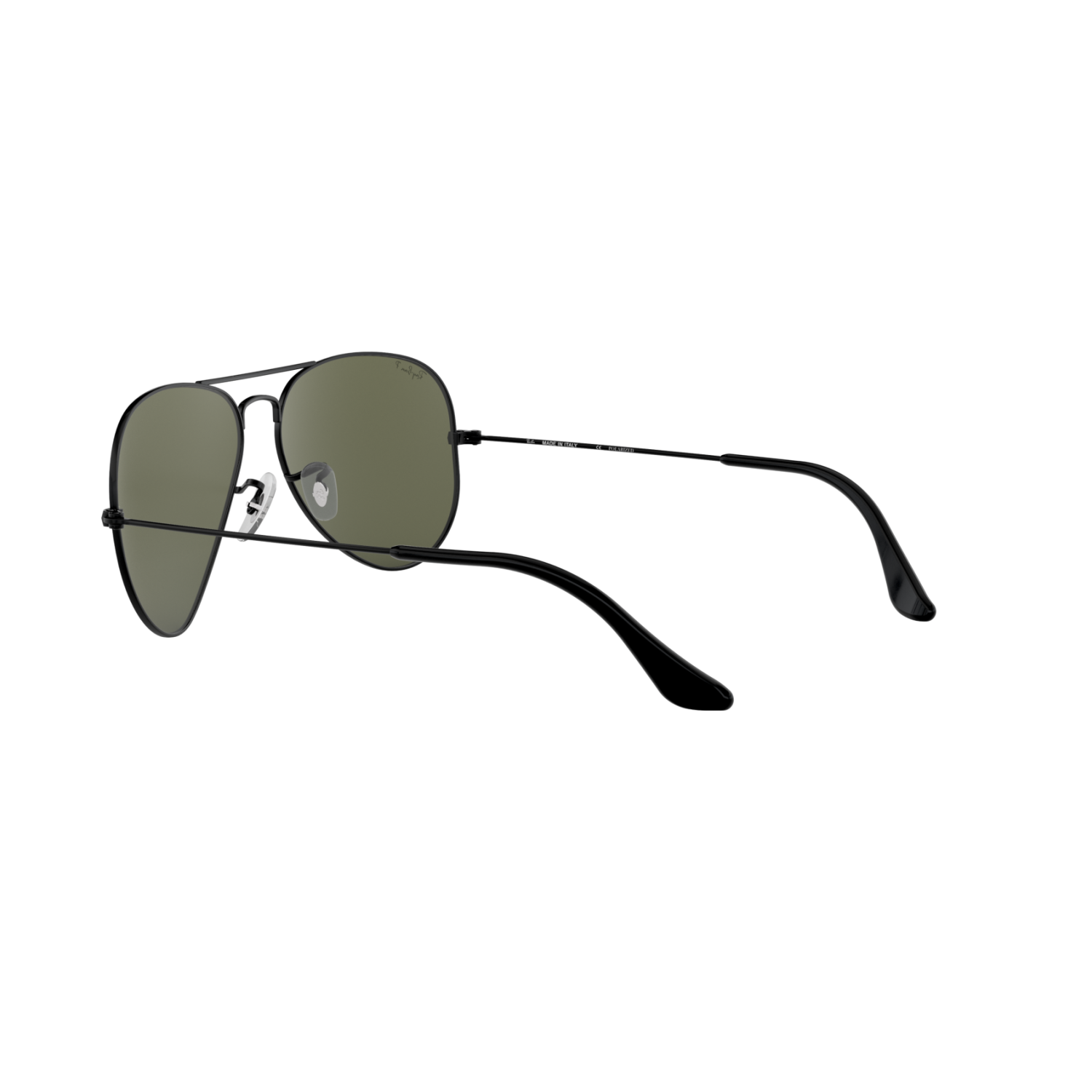 Ray Ban AVIATOR LARGE METAL RB3025 Black Unisex Polarized Sunglasses