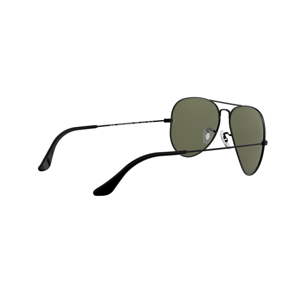 Ray Ban AVIATOR LARGE METAL RB3025 Black Unisex Polarized Sunglasses