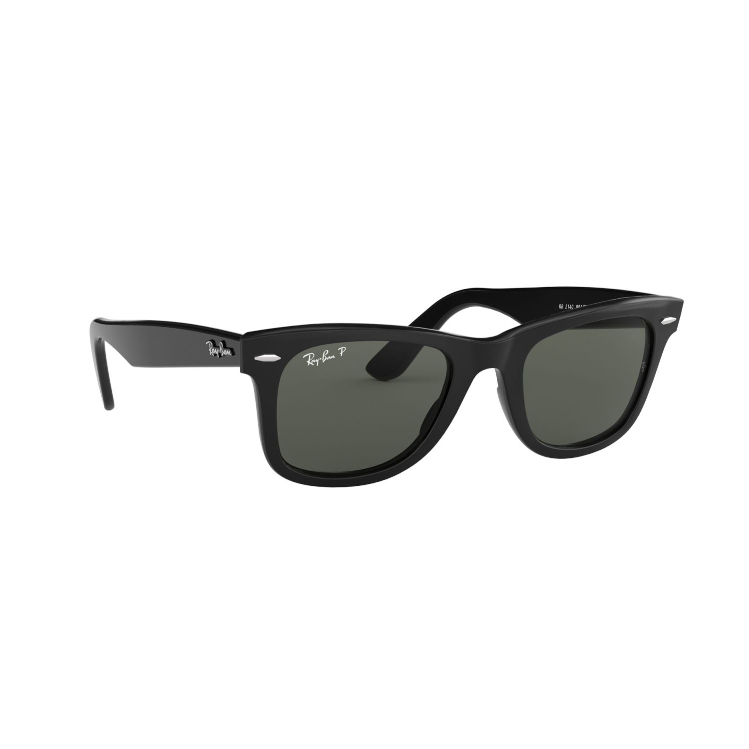Ray Ban WAYFARER RB2140 Black Unisex Polarized Sunglasses