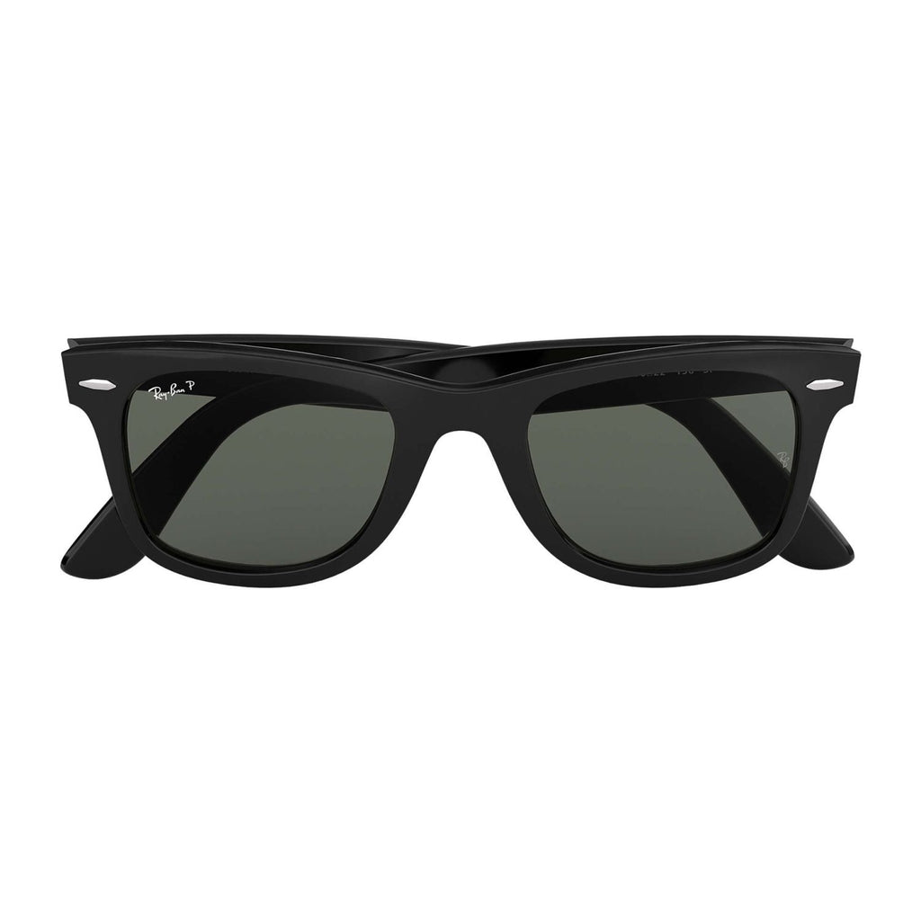 Ray Ban WAYFARER RB2140 Green Black Unisex Polarized Sunglasses