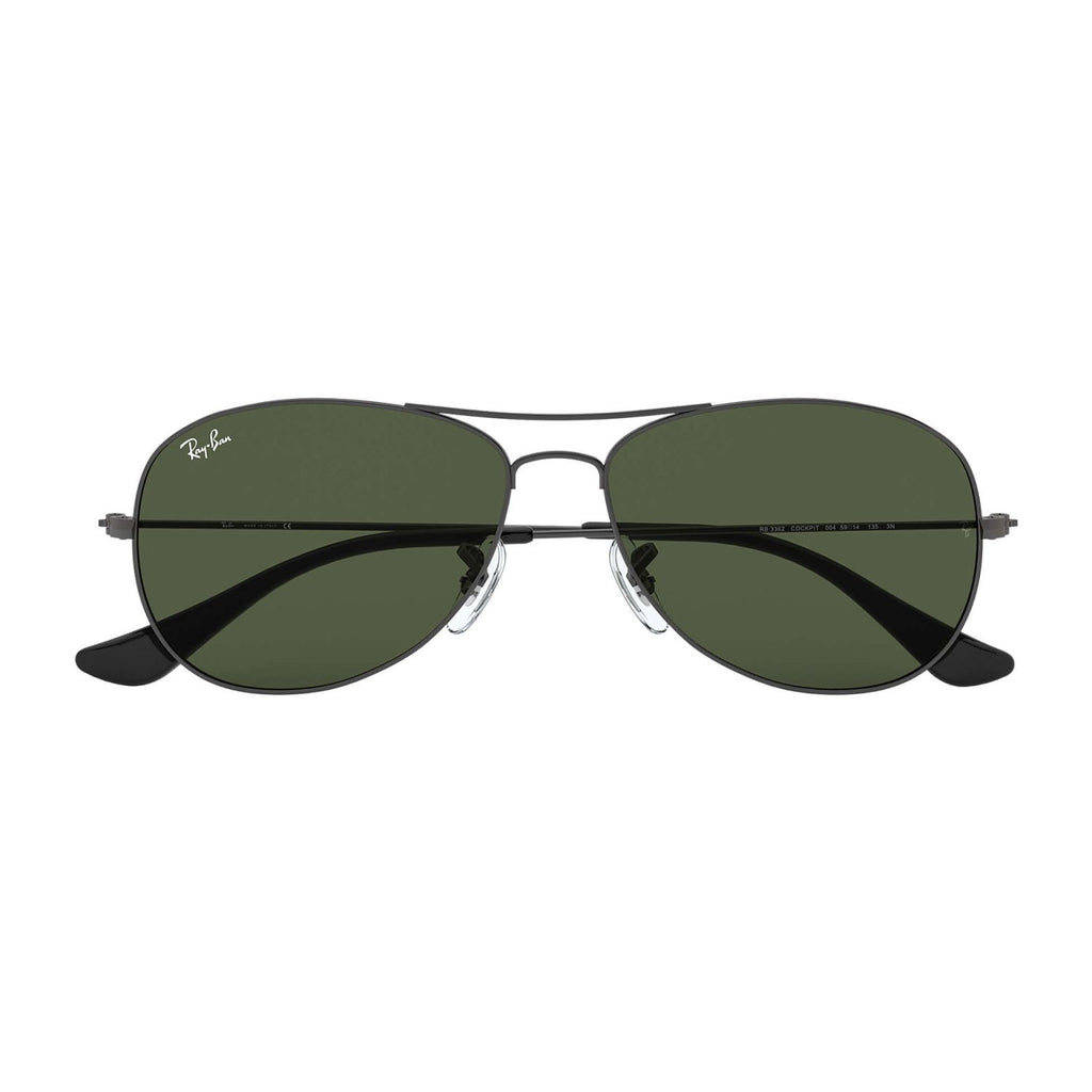 Ray Ban COCKPIT RB3362 Green Silver Men's Sunglasses