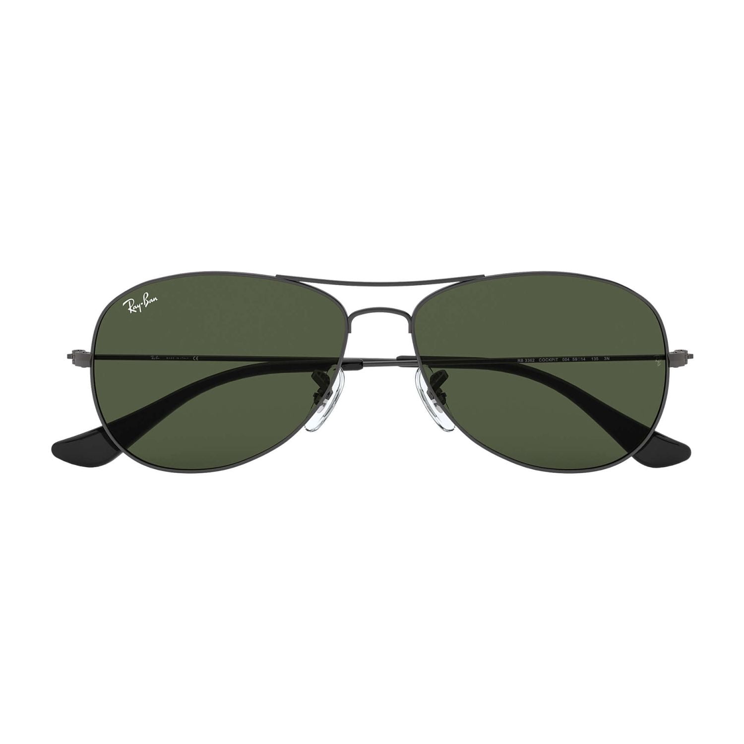 Ray Ban COCKPIT RB3362 Green Silver Men's Sunglasses