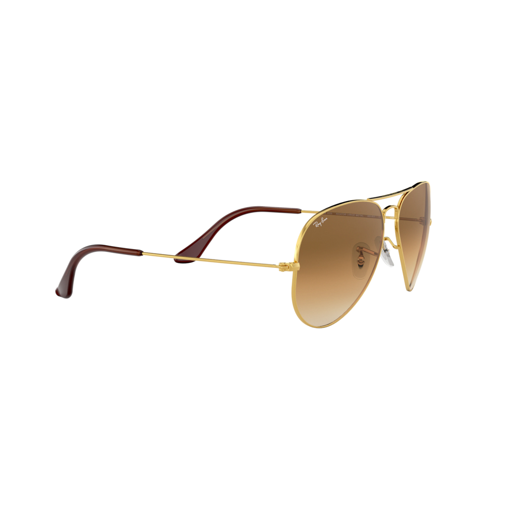Ray Ban AVIATOR LARGE METAL RB3025 Gold Unisex Sunglasses