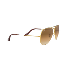 Ray Ban AVIATOR LARGE METAL RB3025 Gold Unisex Sunglasses