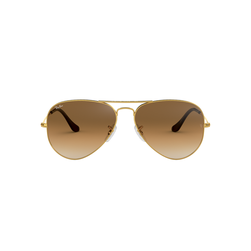 Ray Ban AVIATOR LARGE METAL RB3025 Gold Unisex Sunglasses