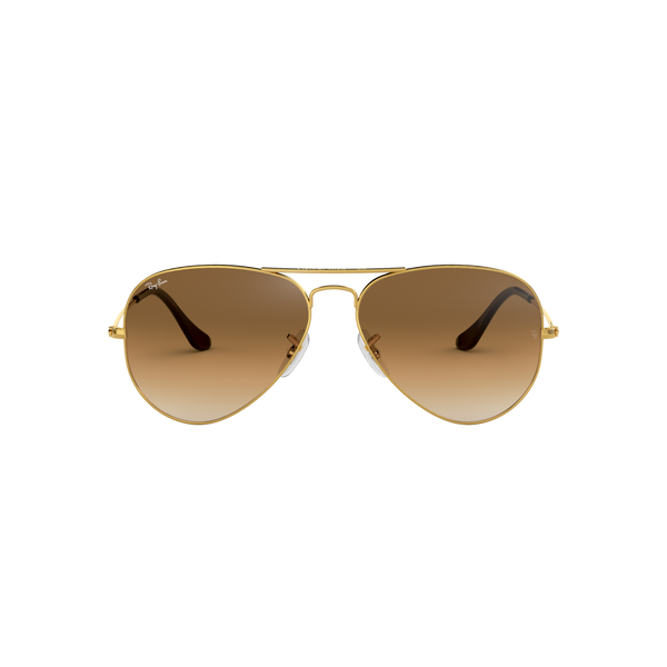 Ray Ban AVIATOR LARGE METAL RB3025 Gold Unisex Sunglasses