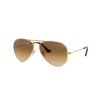Ray Ban AVIATOR LARGE METAL RB3025 Gold Unisex Sunglasses