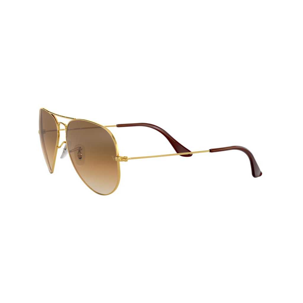 Ray Ban AVIATOR LARGE METAL RB3025 Gold Unisex Sunglasses