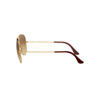 Ray Ban AVIATOR LARGE METAL RB3025 Gold Unisex Sunglasses