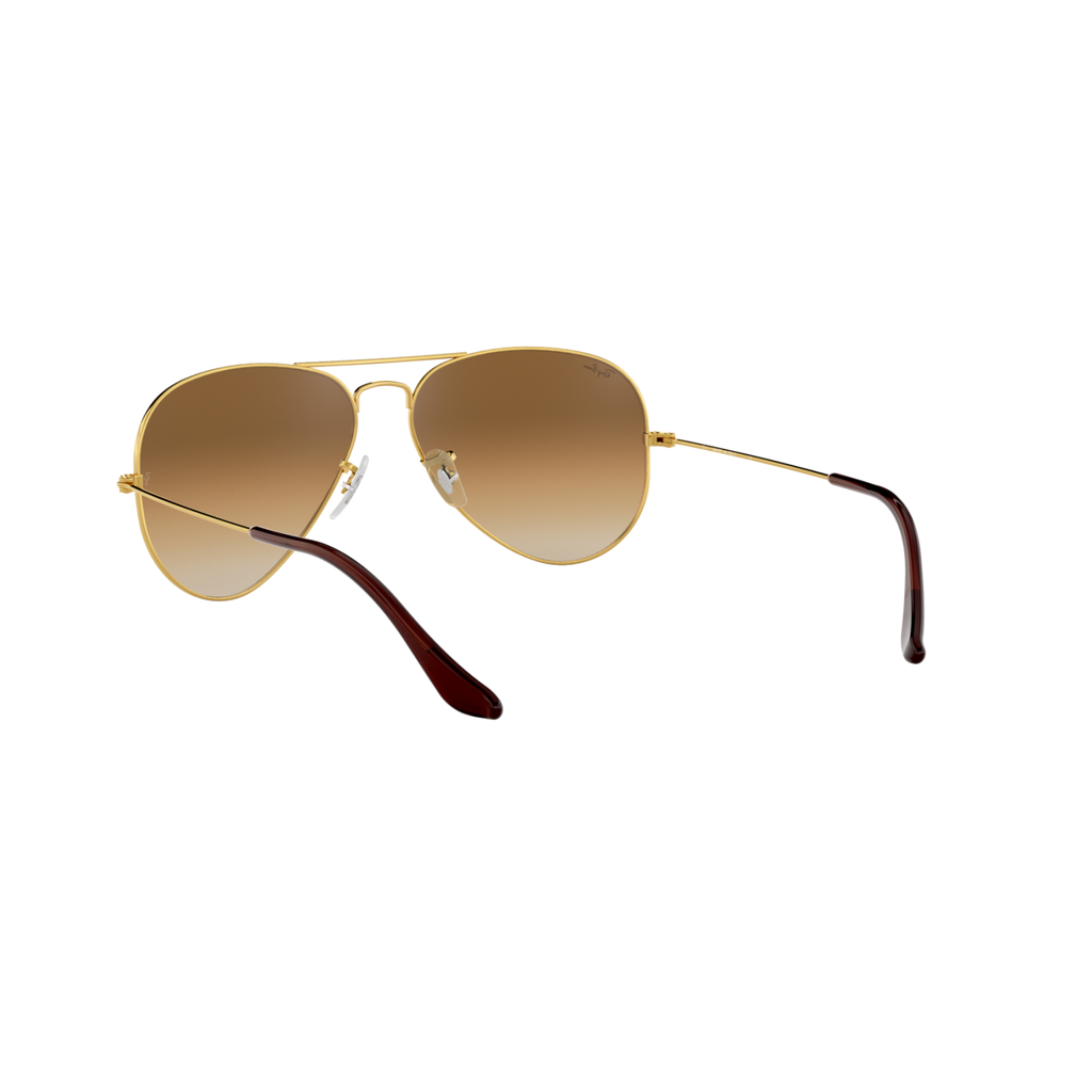 Ray Ban AVIATOR LARGE METAL RB3025 Gold Unisex Sunglasses