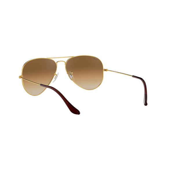 Ray Ban AVIATOR LARGE METAL RB3025 Gold Unisex Sunglasses