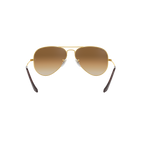 Ray Ban AVIATOR LARGE METAL RB3025 Gold Unisex Sunglasses