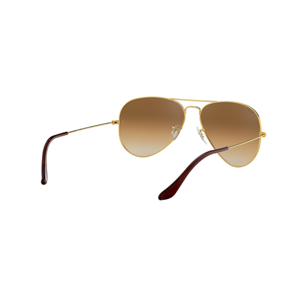 Ray Ban AVIATOR LARGE METAL RB3025 Gold Unisex Sunglasses