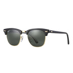Ray Ban CLUBMASTER RB3016 Green Black Unisex Polarized Sunglasses