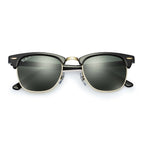 Ray Ban CLUBMASTER RB3016 Green Black Unisex Polarized Sunglasses