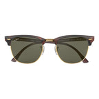 Ray Ban CLUBMASTER RB3016 Green Havana Unisex Polarized Sunglasses