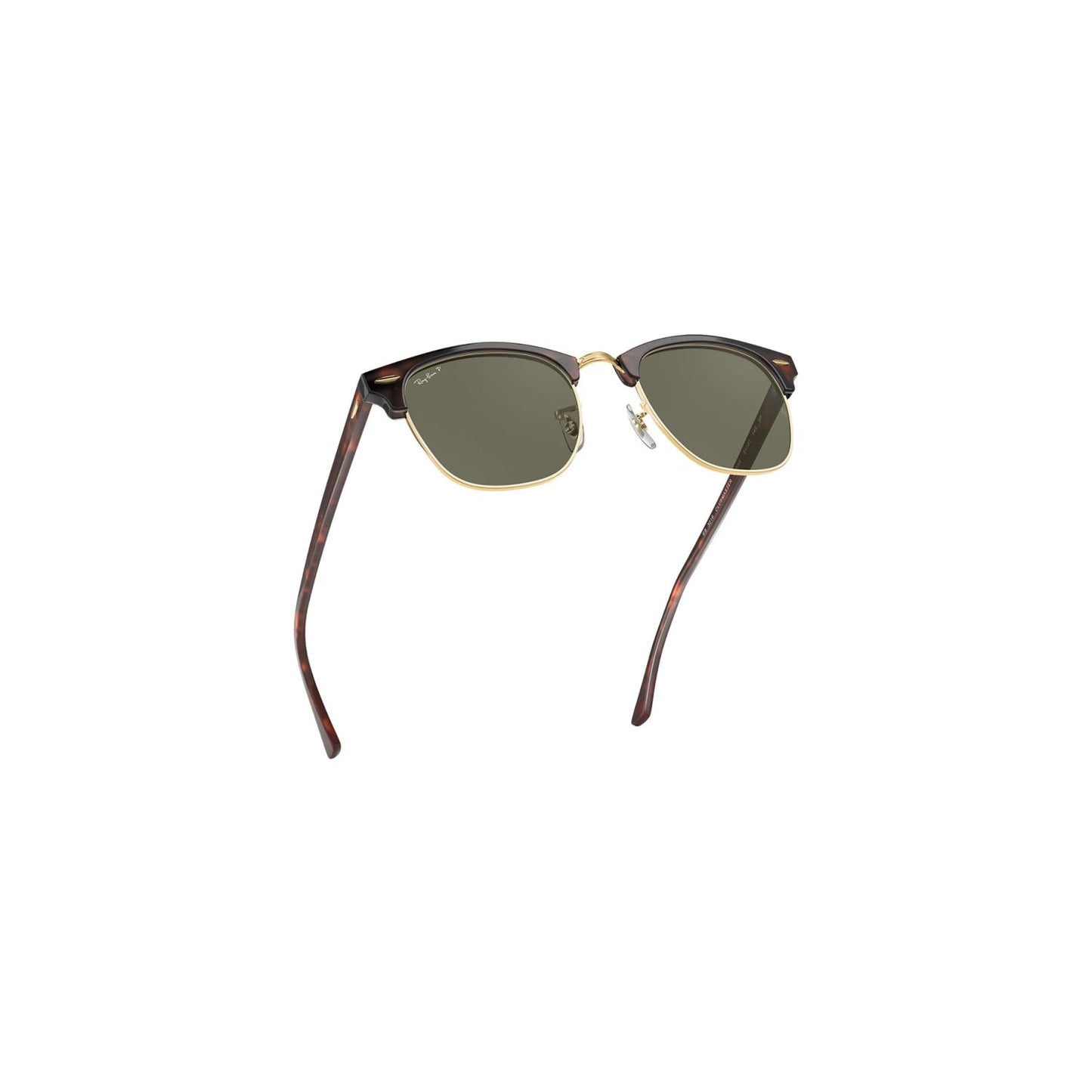 Ray Ban CLUBMASTER RB3016 Green Havana Unisex Polarized Sunglasses