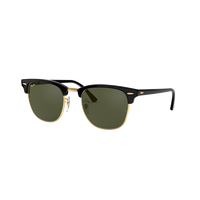 Ray Ban CLUBMASTER RB3016 Black Unisex Sunglasses