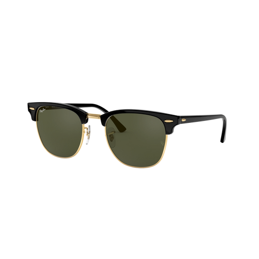 Ray Ban CLUBMASTER RB3016 Black Unisex Sunglasses