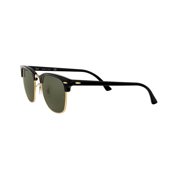 Ray Ban CLUBMASTER RB3016 Black Unisex Sunglasses