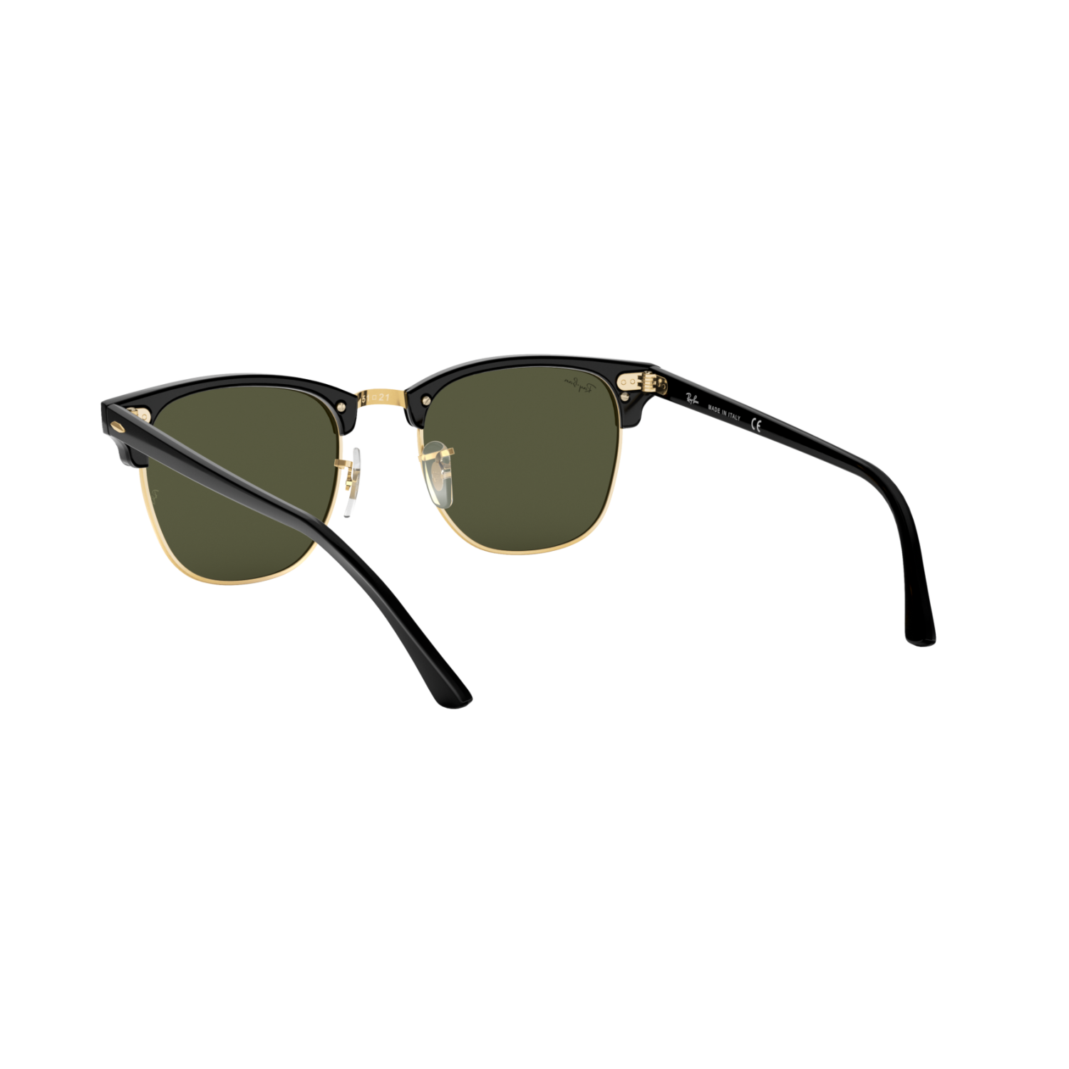 Ray Ban CLUBMASTER RB3016 Black Unisex Sunglasses