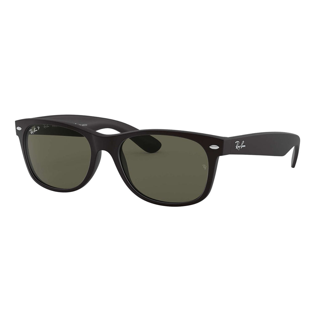 Ray Ban NEW WAYFARER RB2132 Green Black Unisex Polarized Sunglasses