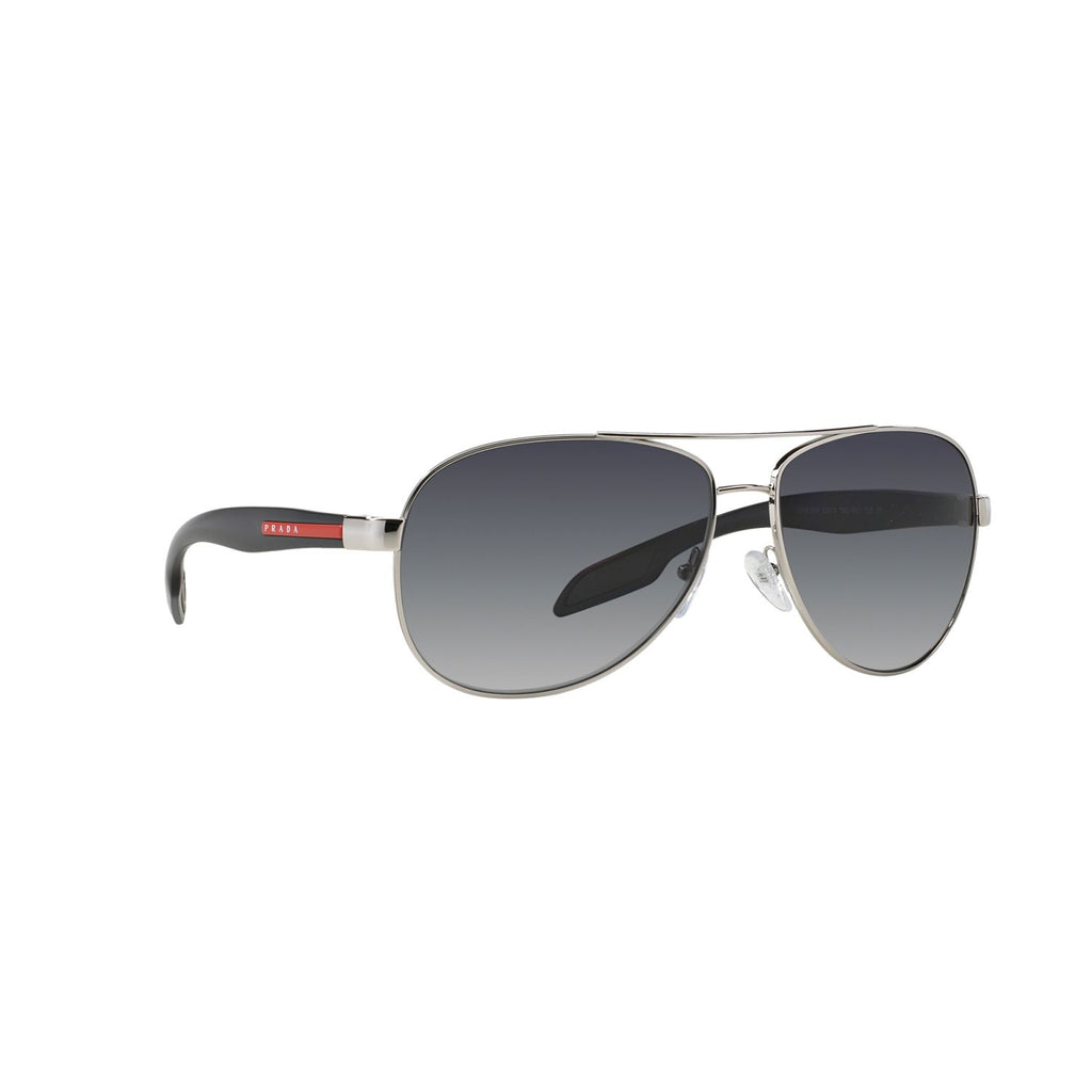 Prada Linea Rossa PS 53PS PS 53PS Silver Grey Men's Polarized Sunglasses