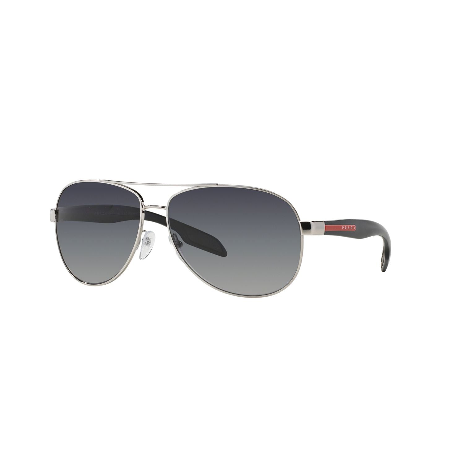 Prada Linea Rossa PS 53PS PS 53PS Silver Grey Men's Polarized Sunglasses