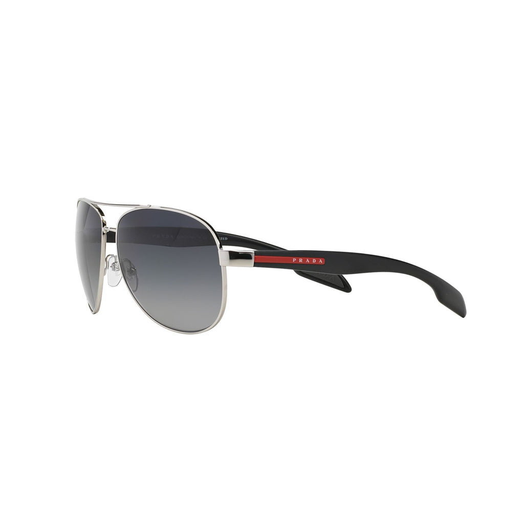 Prada Linea Rossa PS 53PS PS 53PS Silver Grey Men's Polarized Sunglasses