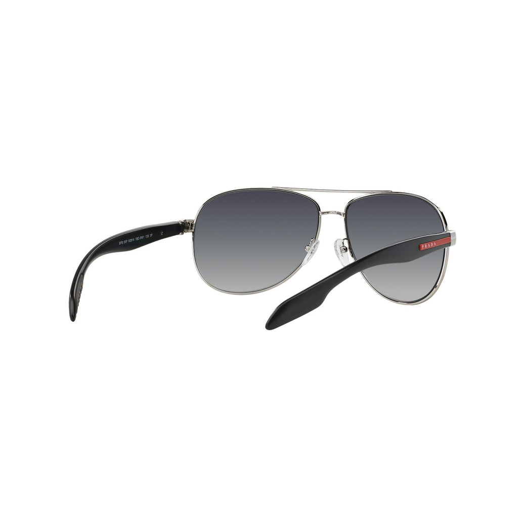 Prada Linea Rossa PS 53PS PS 53PS Silver Grey Men's Polarized Sunglasses