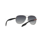 Prada Linea Rossa PS 53PS PS 53PS Silver Grey Men's Polarized Sunglasses