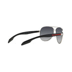 Prada Linea Rossa PS 53PS PS 53PS Silver Grey Men's Polarized Sunglasses