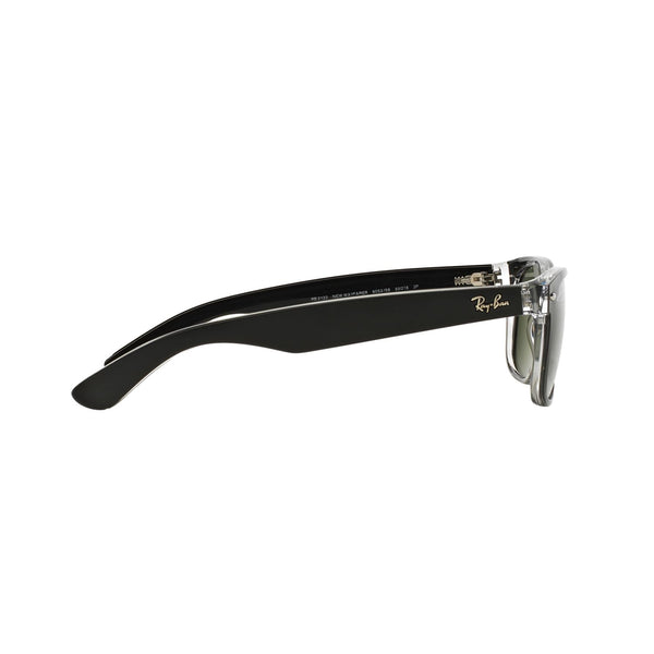 Ray Ban NEW WAYFARER RB2132 Clear Black Unisex Polarized Sunglasses