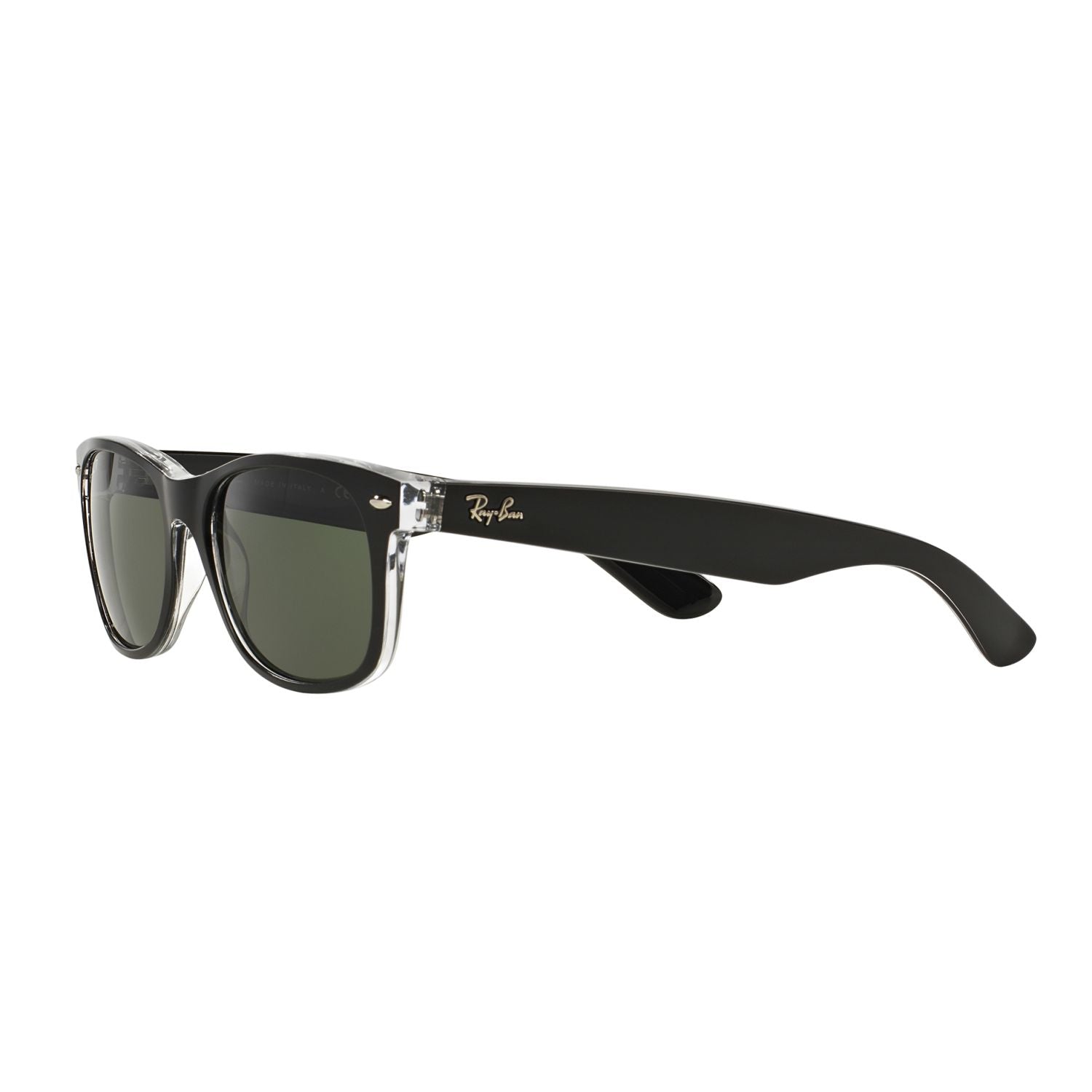 Ray Ban NEW WAYFARER RB2132 Clear Black Unisex Polarized Sunglasses