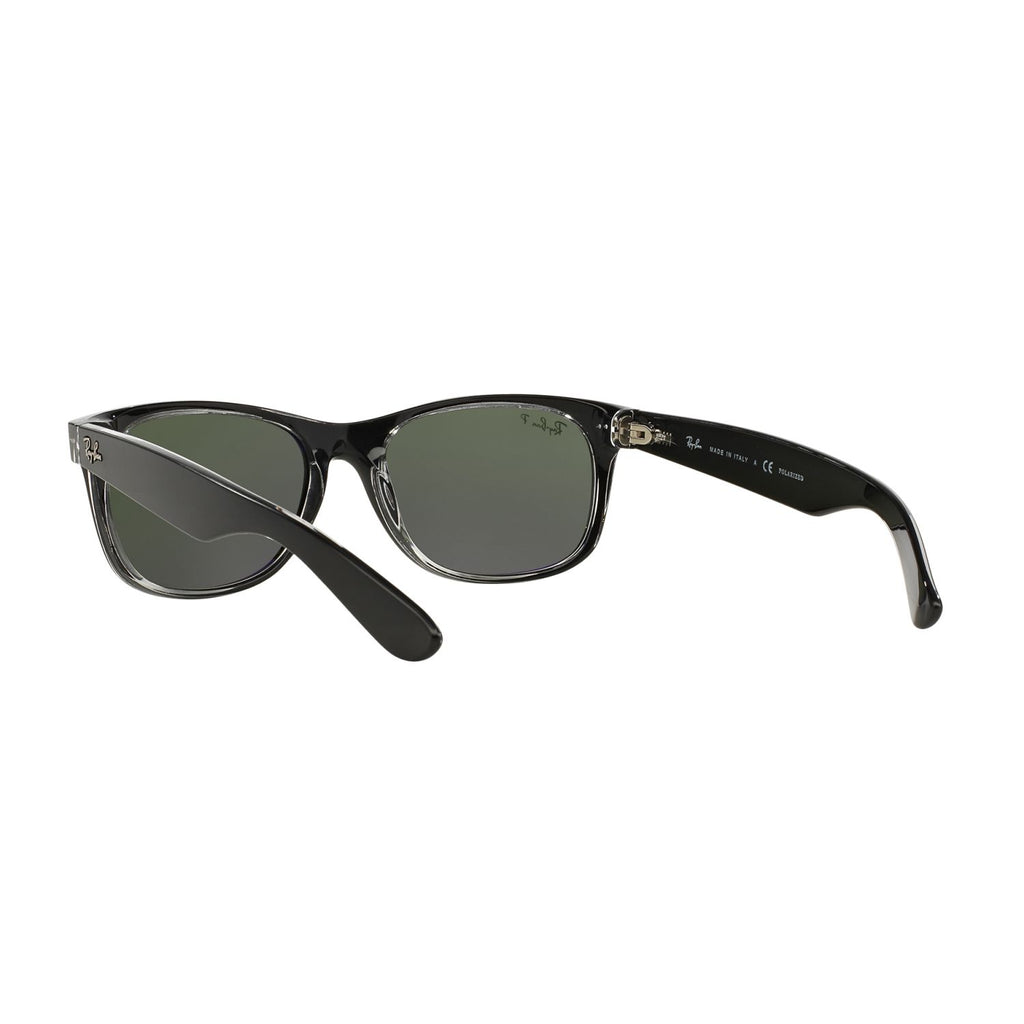 Ray Ban NEW WAYFARER RB2132 Clear Black Unisex Polarized Sunglasses