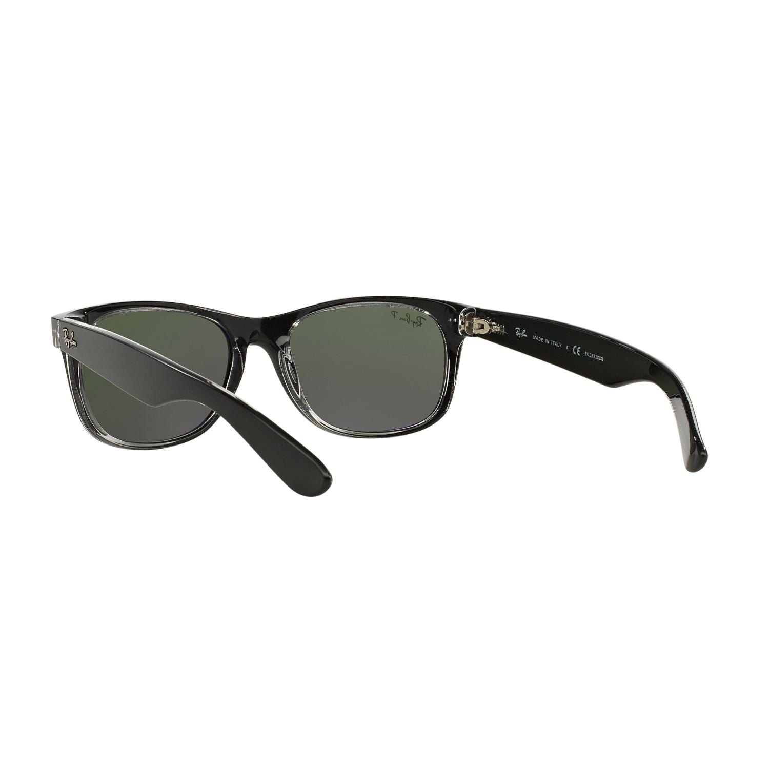 Ray Ban NEW WAYFARER RB2132 Clear Black Unisex Polarized Sunglasses