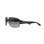 Prada Linea Rossa PS 53NS PS 53NS Black Men's Polarized Sunglasses