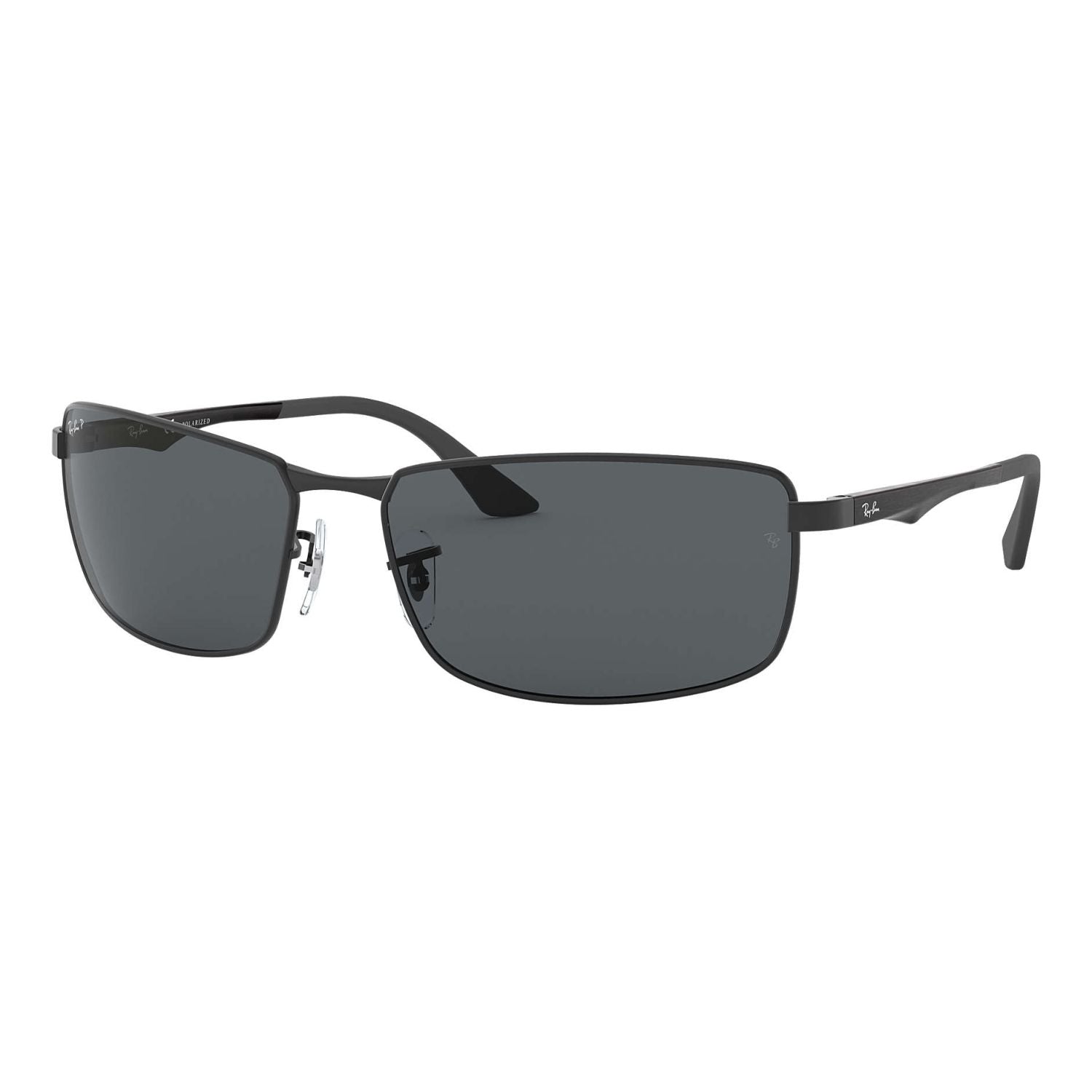 Ray Ban RB3498 RB3498 Grey Black Men's Polarized Sunglasses